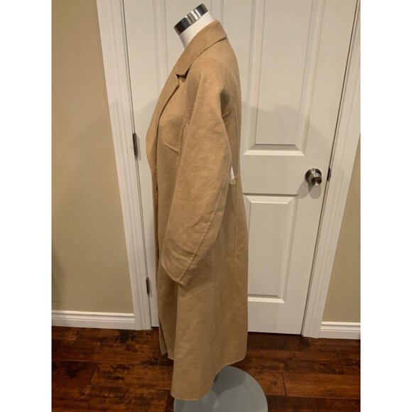 Torrid Long Tan Button-Up Overcoat, Size 00 , NWT! - Picture 5 of 7